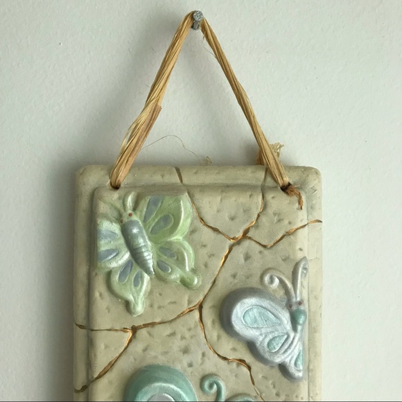 Ceramic Butterfly Wall Plaque - Picture 4 of 12